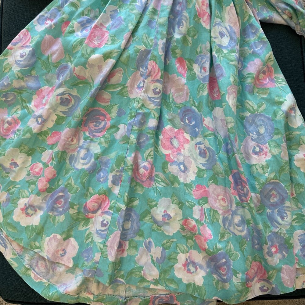 Vintage Impromptu Floral Wrap Dress Medium - Picture 7 of 10